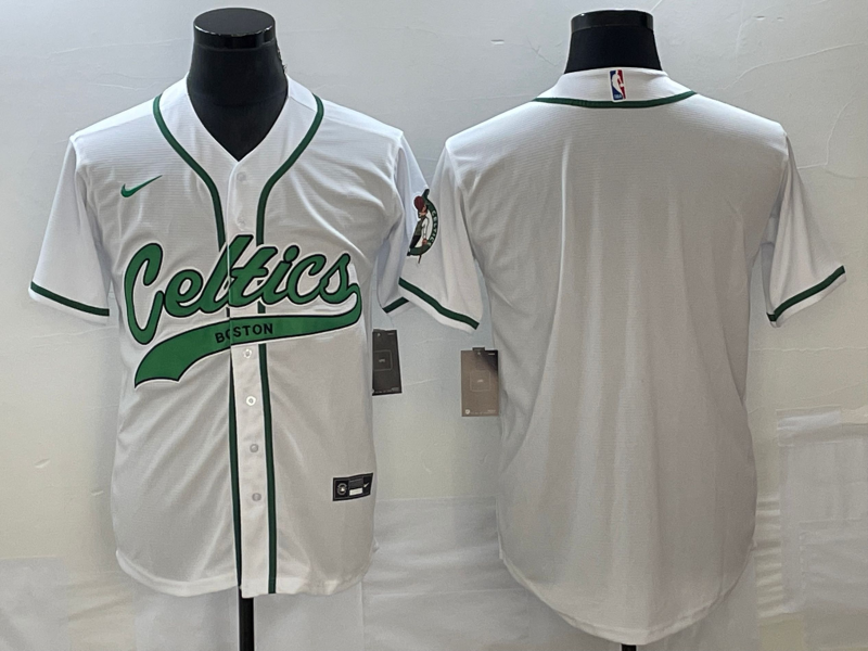 Nike 2023 Men Boston Celtics Blank white Nike NBA Jerseys style 1->boston celtics->NBA Jersey